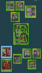 Thumbnail for a map of Fort Altoga for the SNES game Silva Saga II: The Legend Of Light And Darkness.
