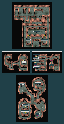 Thumbnail for a map of Great Door Cave for the SNES game Silva Saga II: The Legend Of Light And Darkness.