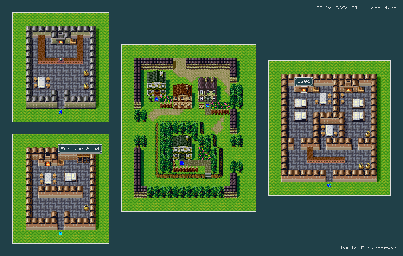 Thumbnail for a map of Loss Mine for the SNES game Silva Saga II: The Legend Of Light And Darkness.