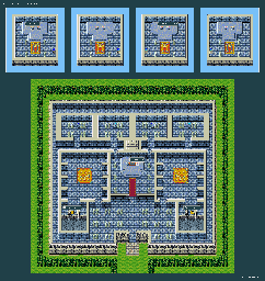 Thumbnail for a map of Pantheon for the SNES game Silva Saga II: The Legend Of Light And Darkness.