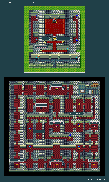 Thumbnail for a map of Ragon's Castle for the SNES game Silva Saga II: The Legend Of Light And Darkness.