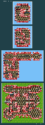 Thumbnail for a map of Red Tower for the SNES game Silva Saga II: The Legend Of Light And Darkness.