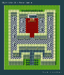 Thumbnail for a map of Toran Castle for the SNES game Silva Saga II: The Legend Of Light And Darkness.