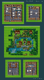 Thumbnail for a map of Village Of Yohoi for the SNES game Silva Saga II: The Legend Of Light And Darkness.