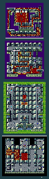 Thumbnail for a map of Zolde's Castle for the SNES game Silva Saga II: The Legend Of Light And Darkness.