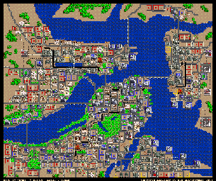 Thumbnail for a map of Scenario Boston - Nuclear Meltdown - 2010 (Animated) for the SNES game SimCity.