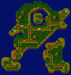 Thumbnail for a map of World for the SNES game Skyblazer.