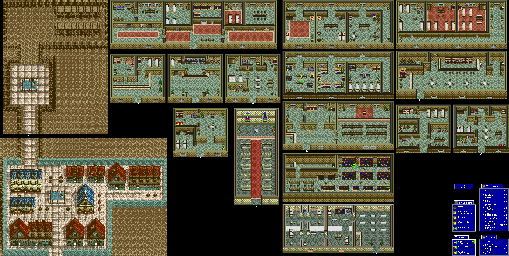 Thumbnail for a map of Crimson Town for the SNES game Slayers.