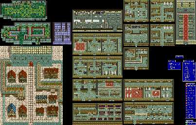 Thumbnail for a map of Figaro City for the SNES game Slayers.