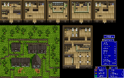 Thumbnail for a map of Marene Village for the SNES game Slayers.
