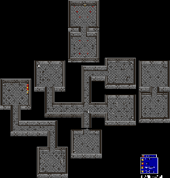 Thumbnail for a map of Minotaur Cave for the SNES game Slayers.