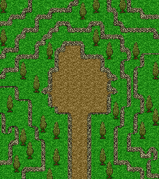 Thumbnail for a map of Orc Hill for the SNES game Slayers.