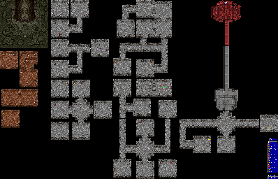 Thumbnail for a map of Sairag Ruins for the SNES game Slayers.