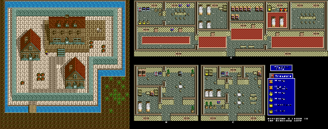 Thumbnail for a map of Sigmoon City (Astral Plane) for the SNES game Slayers.