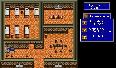 Thumbnail for a map of Thieves Den for the SNES game Slayers.