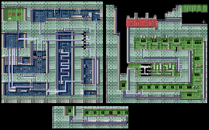 Thumbnail for a map of Stage 8B for the SNES game SmartBall.