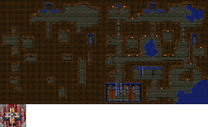 Thumbnail for a map of Soul Of Mountain House for the SNES game Soul Blazer.