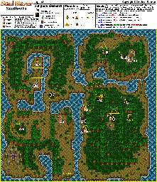 Thumbnail for a map of Southerta for the SNES game Soul Blazer.