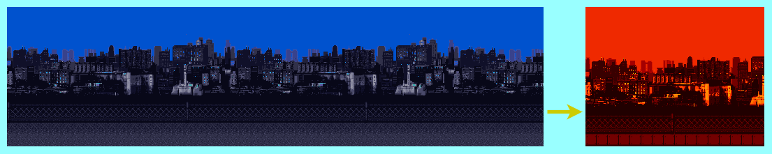 Thumbnail for a map of Stage 10: The Final Battle for the SNES game Spawn.