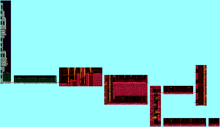 Thumbnail for a map of Stage 3: Bedlam At The Institute For The Criminally Insane for the SNES game Spawn.