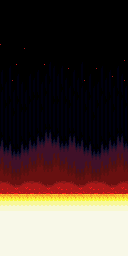 Thumbnail for a map of Astropolis (Orbit) (Background) (Prototype: 1994-04-15) for the SNES game Star Fox 2.