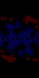 Thumbnail for a map of Deep Space 1 (Background) (Prototype: 1994-05-06) for the SNES game Star Fox 2.