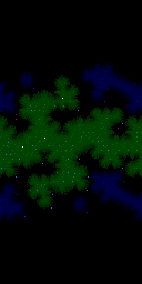 Thumbnail for a map of Deep Space 1 (Background) (Prototype: 1995-06-22) for the SNES game Star Fox 2.