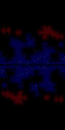 Thumbnail for a map of Deep Space 2 (Background) (Prototype: 1994-05-06) for the SNES game Star Fox 2.
