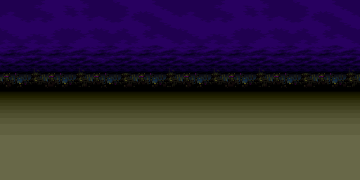 Thumbnail for a map of Eladard (Surface) (Background) (Prototype: 1995-06-22) for the SNES game Star Fox 2.