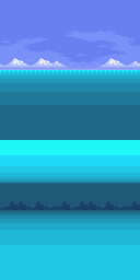 Thumbnail for a map of Marine (Surface) (Background) (Prototype: 1994-05-13) for the SNES game Star Fox 2.