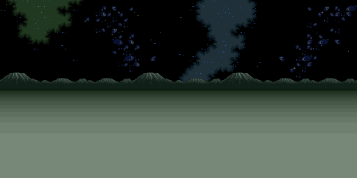 Thumbnail for a map of Meteor (Surface) (Background) (Super NES Classic Edition) for the SNES game Star Fox 2.