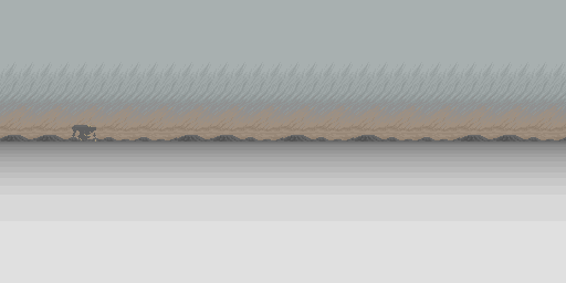 Thumbnail for a map of Titania (Surface) (Background) (Prototype: 1994-05-13) for the SNES game Star Fox 2.