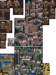 Thumbnail for a map of Astral Castle Town for the SNES game Star Ocean.
