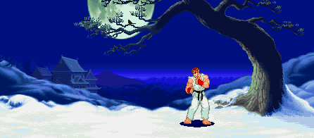 Thumbnail for a map of Japan (Ryu) for the SNES game Street Fighter Alpha 2.