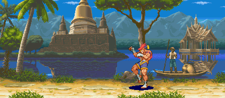Thumbnail for a map of Thailand (Adon) for the SNES game Street Fighter Alpha 2.