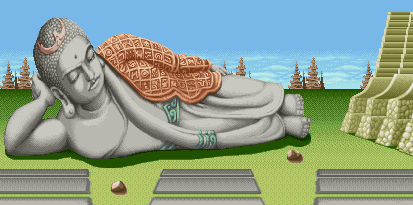 Thumbnail for a map of Thailand (Sagat) for the SNES game Street Fighter II: The World Warrior.