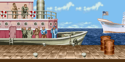 Thumbnail for a map of U.S.A. (Ken) for the SNES game Street Fighter II: The World Warrior.