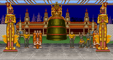 Thumbnail for a map of Thailand (M. Bison) for the SNES game Street Fighter II Turbo: Hyper Fighting.