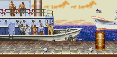 Thumbnail for a map of U.S.A. (Ken) for the SNES game Street Fighter II Turbo: Hyper Fighting.