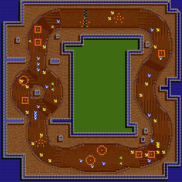 Thumbnail for a map of Race Hodja 1 for the SNES game Street Racer.