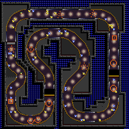 Thumbnail for a map of Race Sumo San 2 for the SNES game Street Racer.