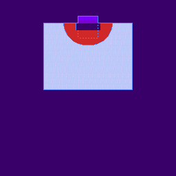 Thumbnail for a map of Soccer Ice Pitch for the SNES game Street Racer.