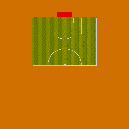 Thumbnail for a map of Soccer Outdoor Pitch for the SNES game Street Racer.