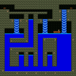 Thumbnail for a map of Crabless Lake for the SNES game Super Bonk.