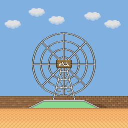 Thumbnail for a map of Jump To The Sky for the SNES game Super Bonk.