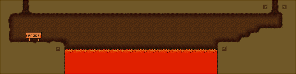 Thumbnail for a map of Lava Cavern for the SNES game Super Bonk.