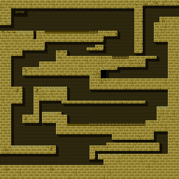 Thumbnail for a map of Lunar Pyramid for the SNES game Super Bonk.