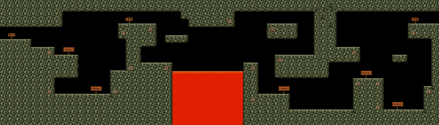 Thumbnail for a map of Rage Cave for the SNES game Super Bonk.