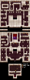 Thumbnail for a map of Iwara Castle for the SNES game Super Chinese World 2: Uchuu Ichibuto Daikai.