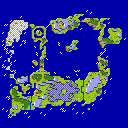 Thumbnail for a map of Jewel Star for the SNES game Super Chinese World 2: Uchuu Ichibuto Daikai.
